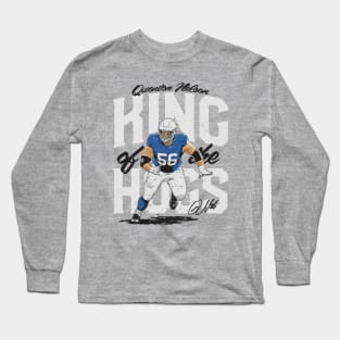 Quenton Nelson Indianapolis King Of The Hogs Long Sleeve T-Shirt